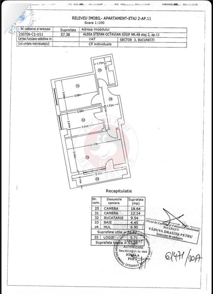Nerva Traian | 2 camere | 57mp | B12208